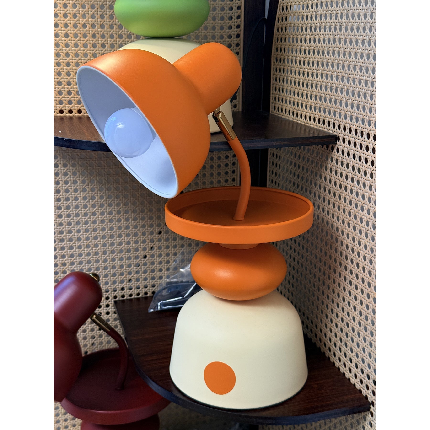 Pebble Swivel Tray Desk Lamp