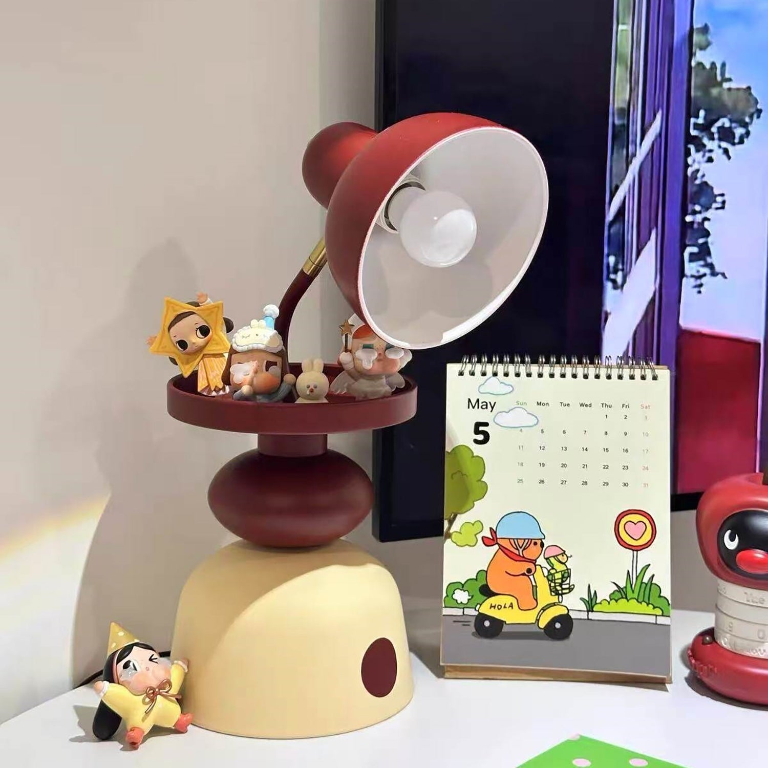 Pebble Swivel Tray Desk Lamp