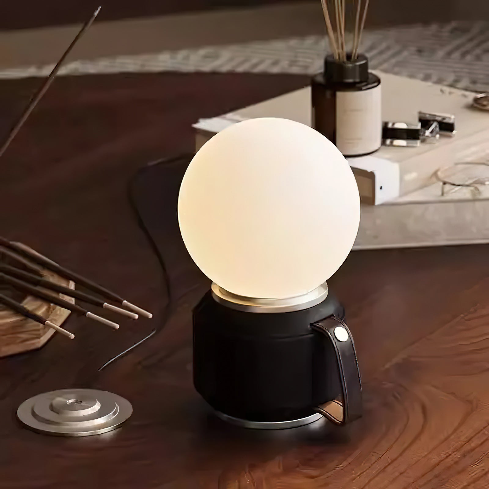 Peboland Cordless Mug Table Lamp