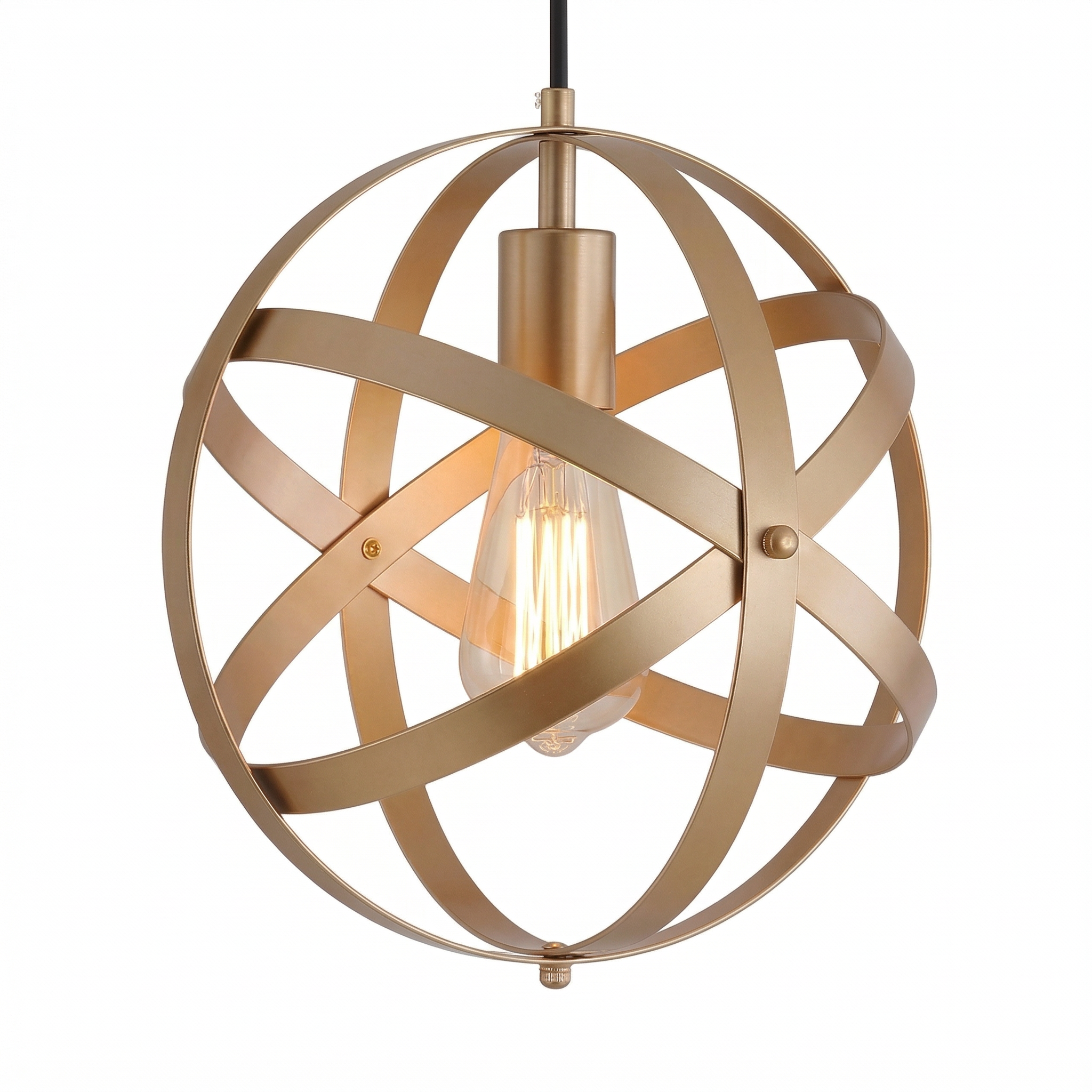 Pendant Light Metal Geometric Hanging Lamp Modern Industrial Design