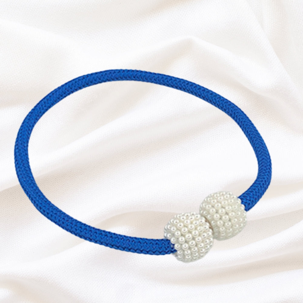 PerlaMagnet: Curtain Holders with Pearls & Magnet – Decorative Accessories in a Set of 2