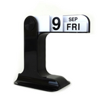 Desk Calendar Plastic Flip Style Perpetual Date Display Desktop Organizer