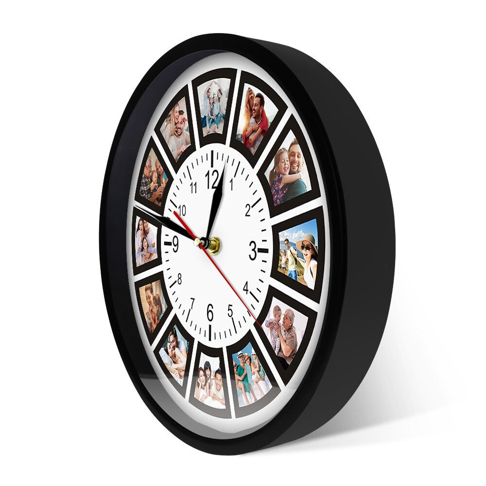 Camena - Customizable Wall Clock with Photographs