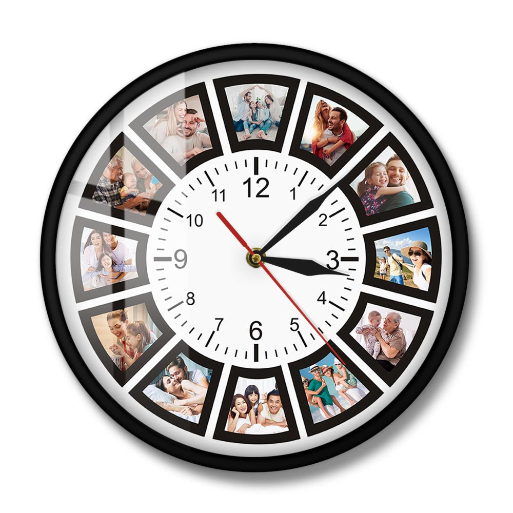 Camena - Customizable Wall Clock with Photographs