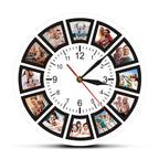 Camena - Customizable Wall Clock with Photographs