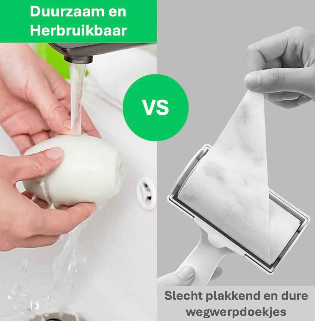 Glimora Lint Roller | Herbruikbaar, Extra Sterk voor Dierenharen