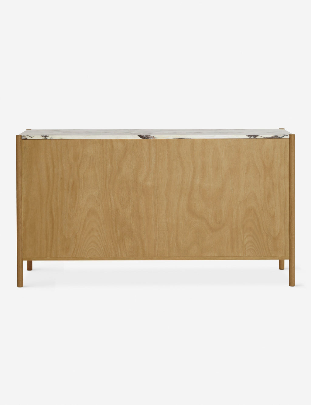 Pinnacle Dresser | Natural Wood Frame, Luxe Marble Top