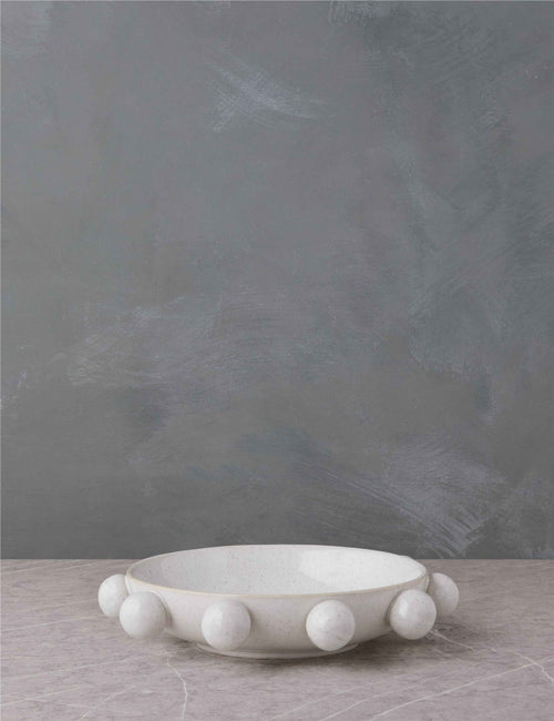 Bela Stoneware Bowl | Unique Silhouette, Speckled Glaze