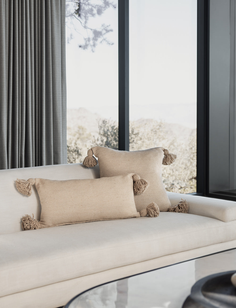 Sami Throw Pillow | 100% Cotton, Cozy Texture