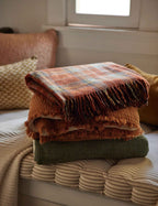 Bello Recycled Wool Throw | Soft, Durable Twill Weave Blanket