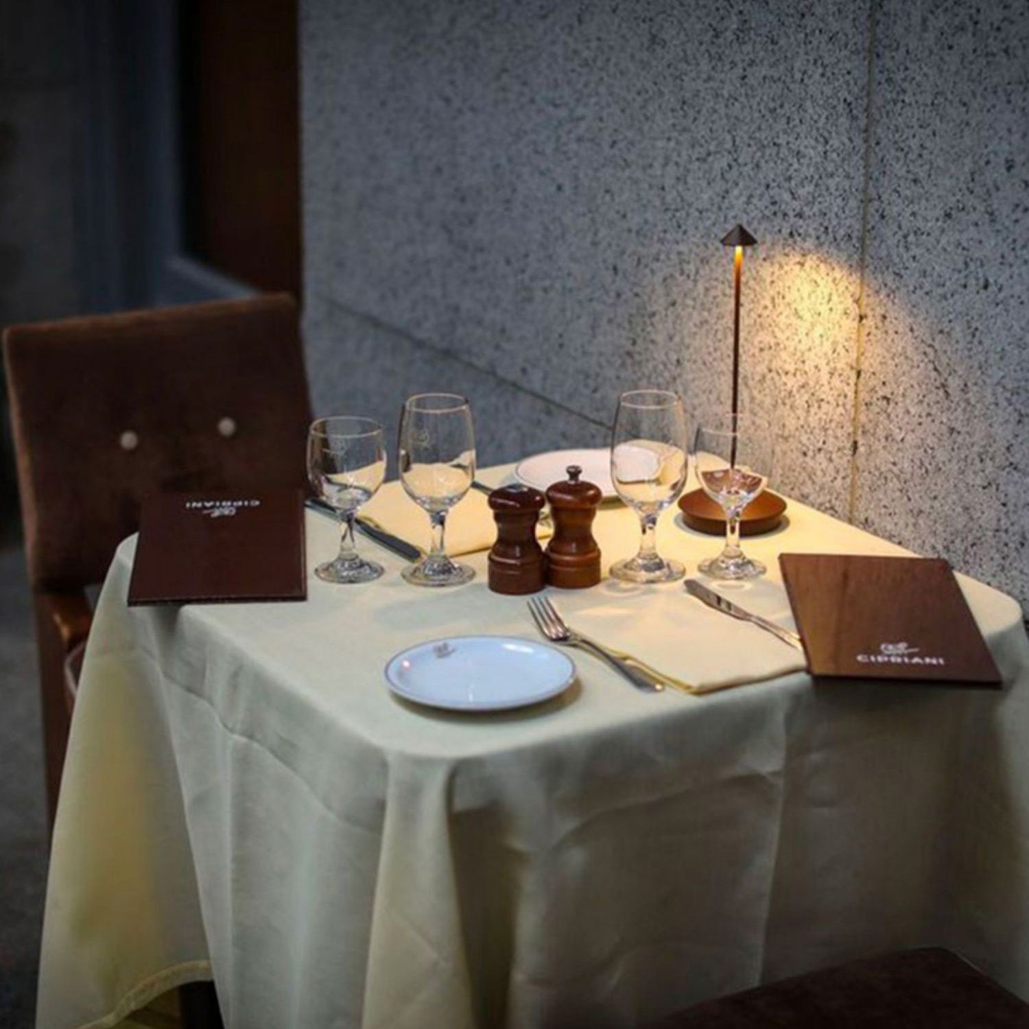 Pina Waterproof Rechargeable Wireless LED Table Lamp (Built-in Battery)