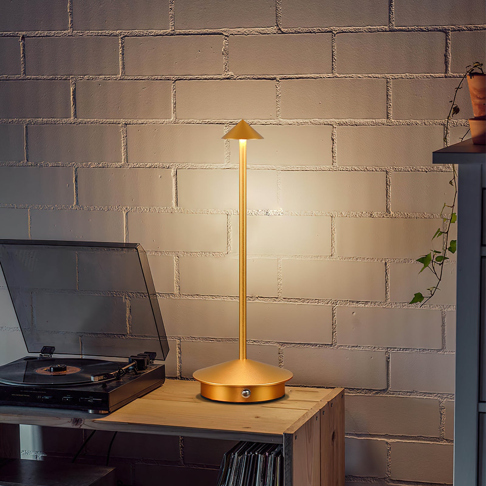 Pina Waterproof Rechargeable Wireless LED Table Lamp (Built-in Battery)