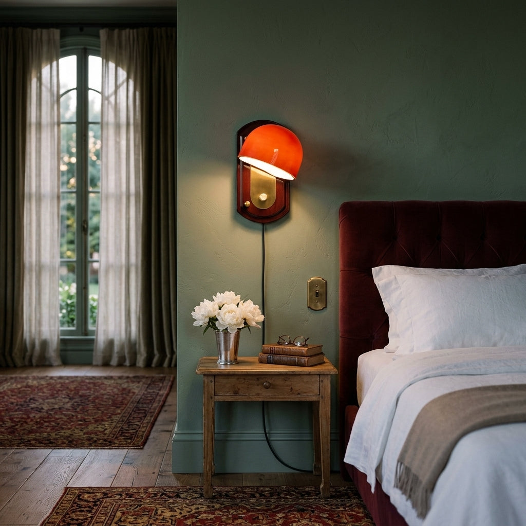 Bofea Plug-In Dome Wall Sconce