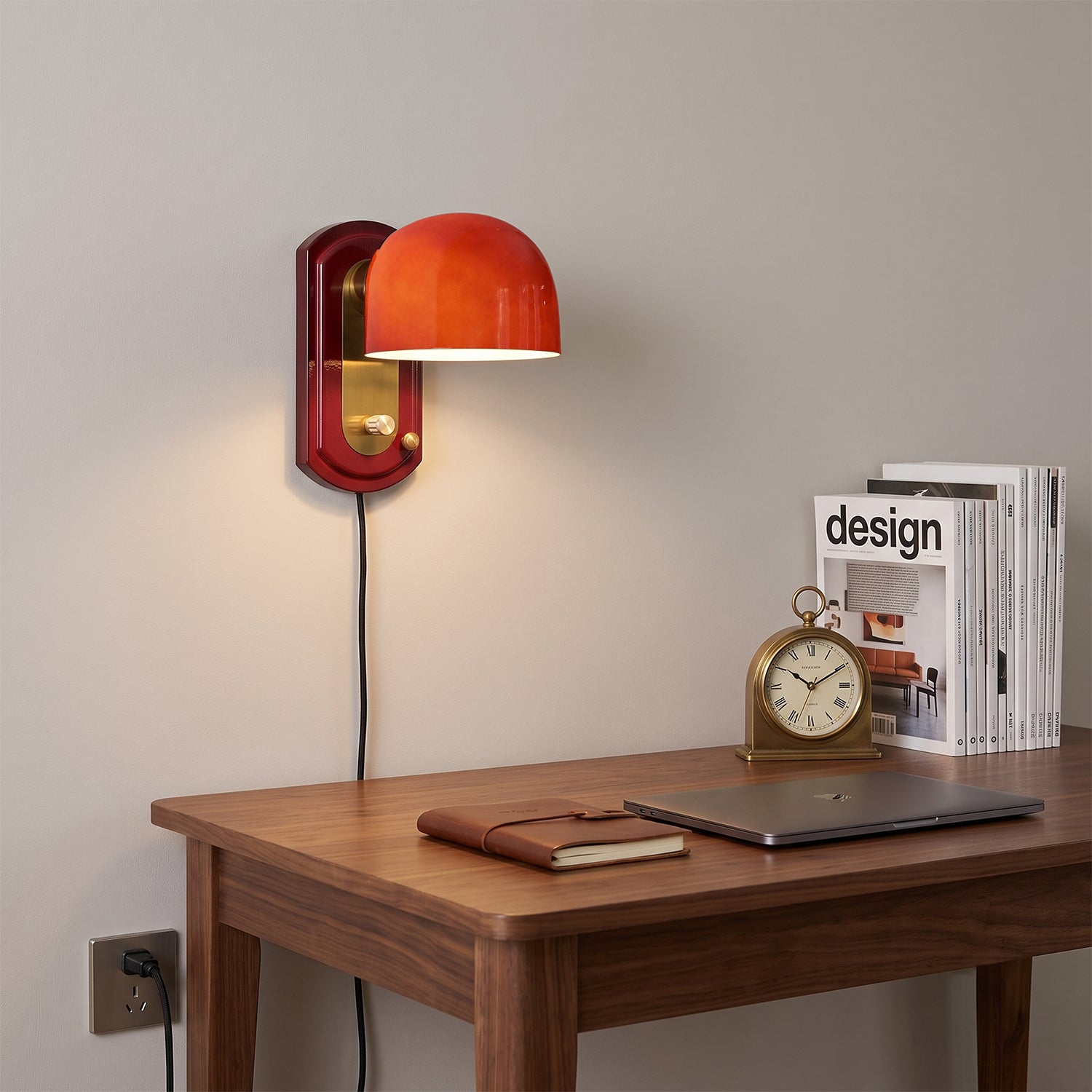 Bofea Plug-In Dome Wall Sconce
