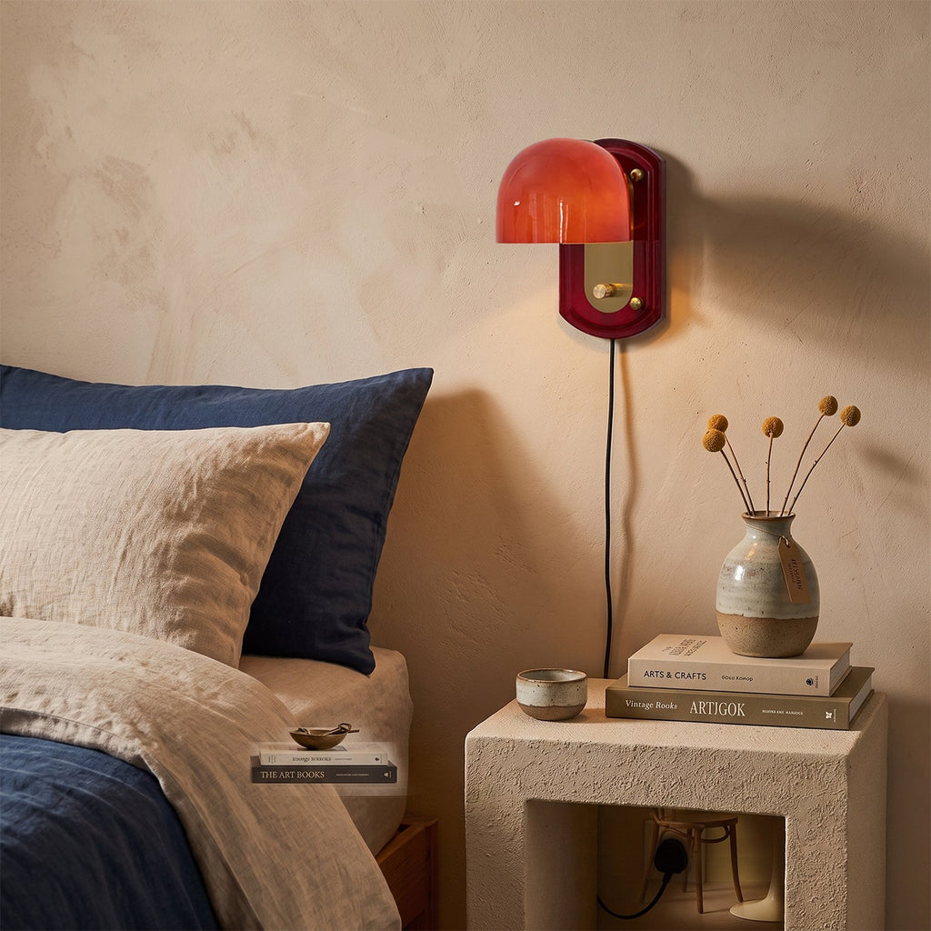 Bofea Plug-In Dome Wall Sconce