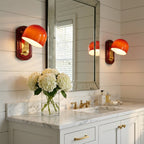 Bofea Vintage Dome Glass Wall Lamp