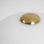Huxley Wood and Glass Dome Table Lamp