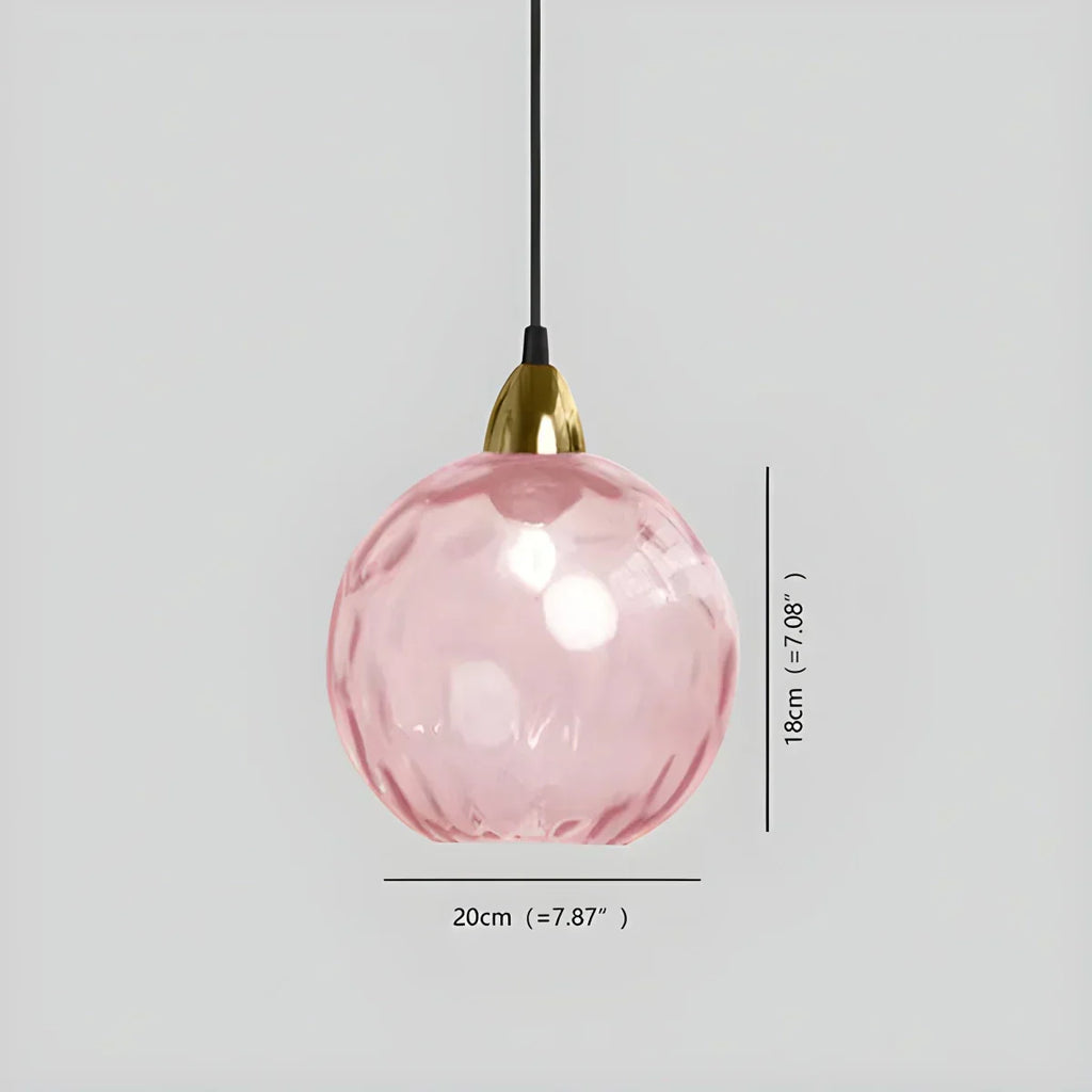 Luma Droplet Pendant Light | Elegant Glass Design, Warm 3000K Light