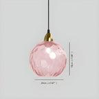 Luma Droplet Pendant Light | Elegant Glass Design, Warm 3000K Light