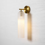 Art Tube Tall Cylinder Glass Wall Sconce