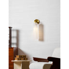 Art Tube Tall Cylinder Glass Wall Sconce