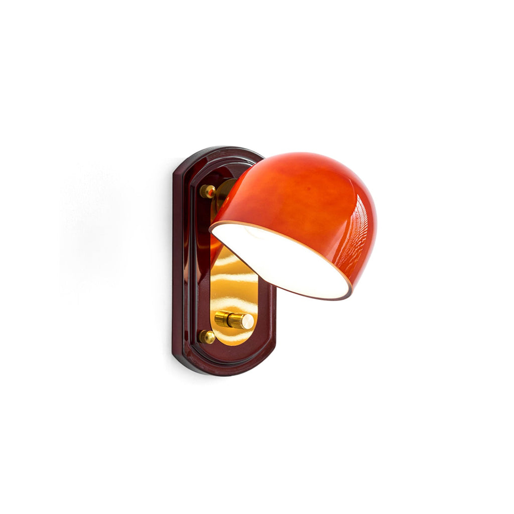 Bofea Vintage Dome Glass Wall Lamp