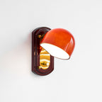 Bofea Vintage Dome Glass Wall Lamp