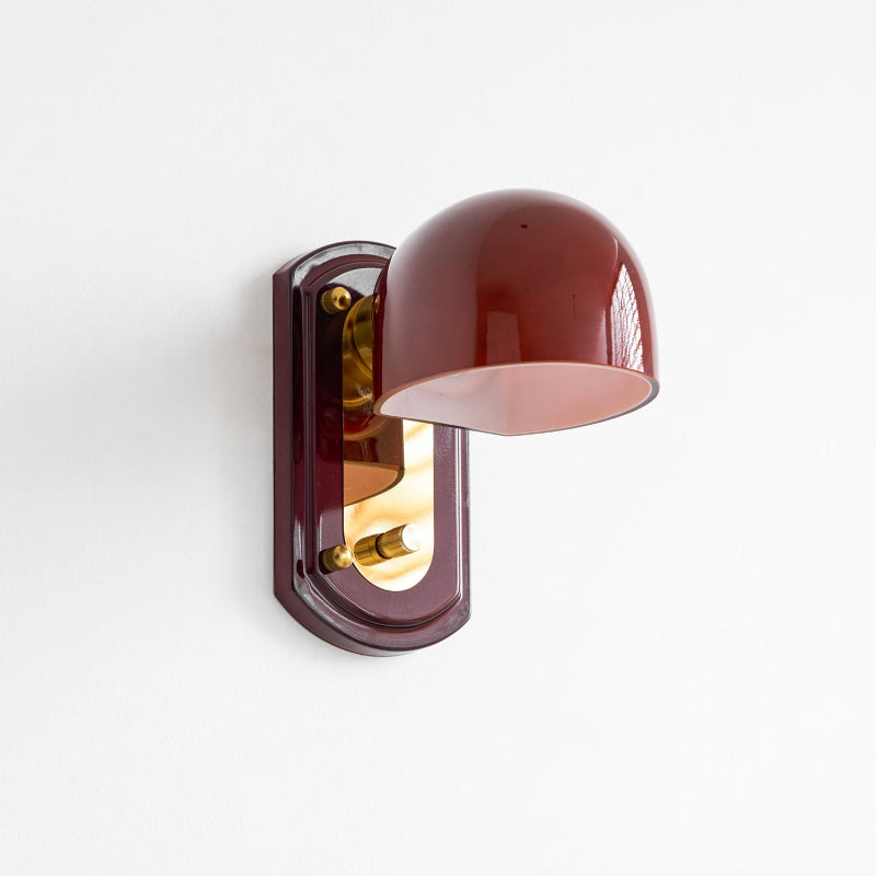 Bofea Vintage Dome Glass Wall Lamp