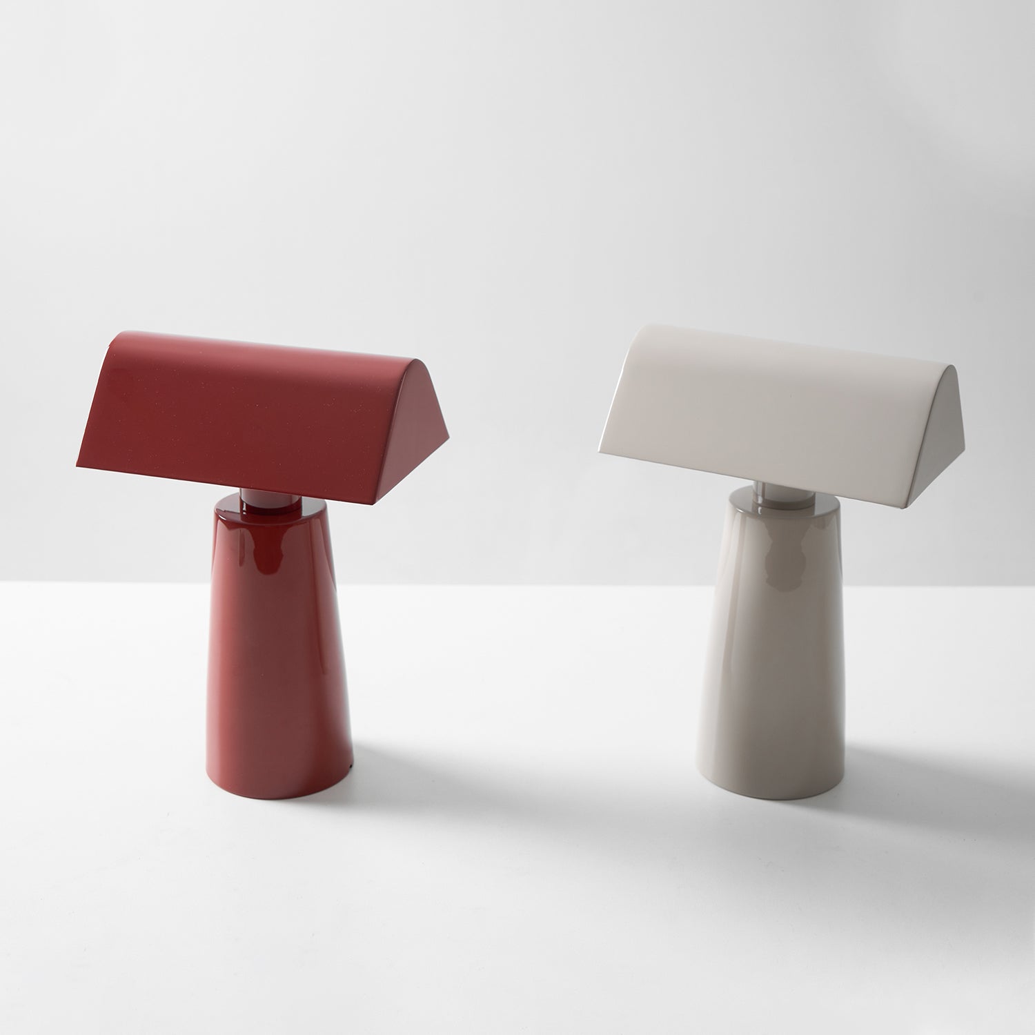 Caret Cordless Table Lamp with Pyramid Top