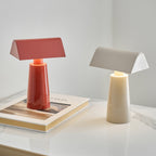 Caret Cordless Table Lamp with Pyramid Top