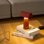 Caret Cordless Table Lamp with Pyramid Top