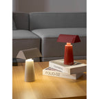 Caret Cordless Table Lamp with Pyramid Top