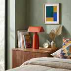 Caret Cordless Table Lamp with Pyramid Top