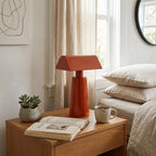 Caret Cordless Table Lamp with Pyramid Top