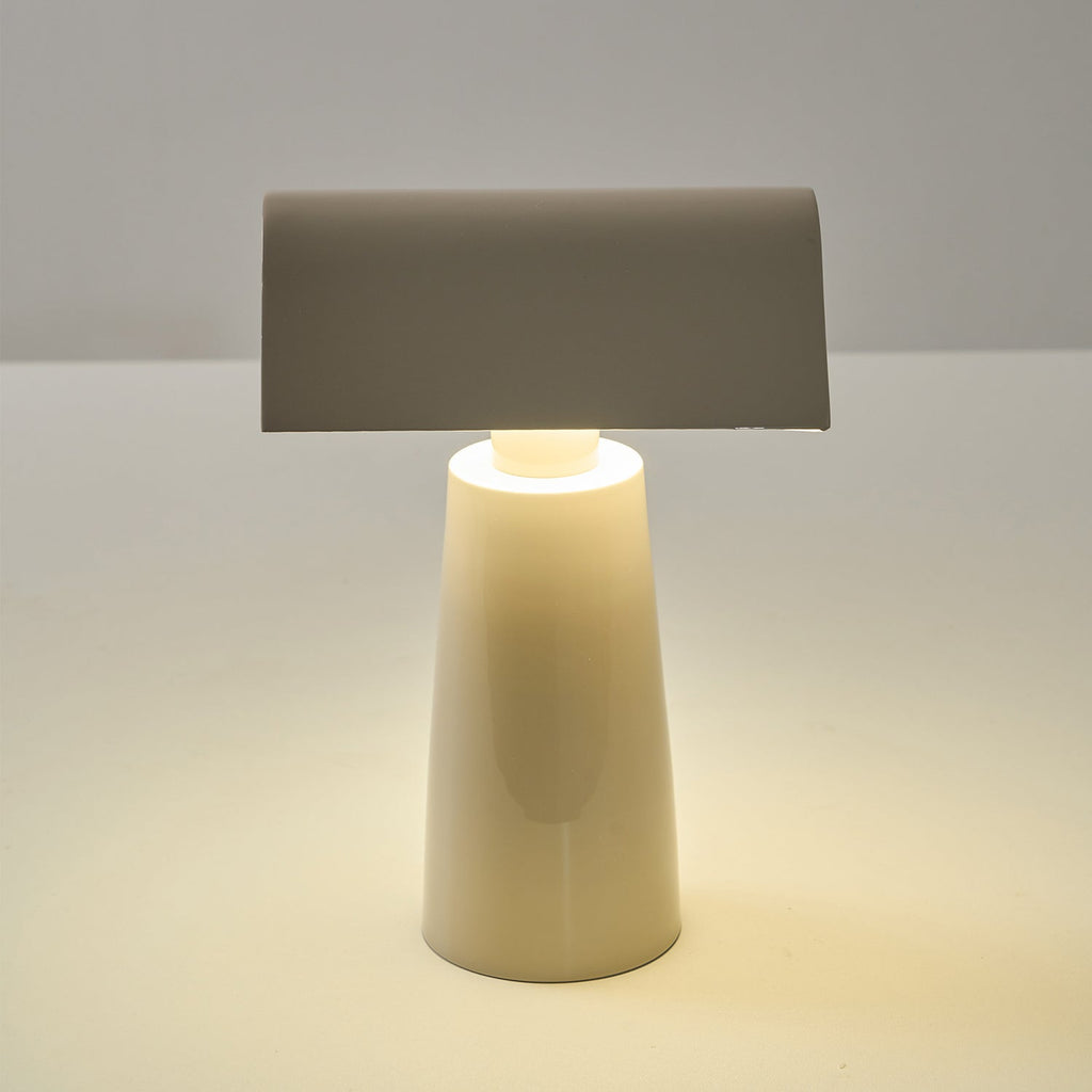 Caret Cordless Table Lamp with Pyramid Top