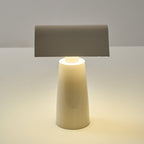 Caret Cordless Table Lamp with Pyramid Top
