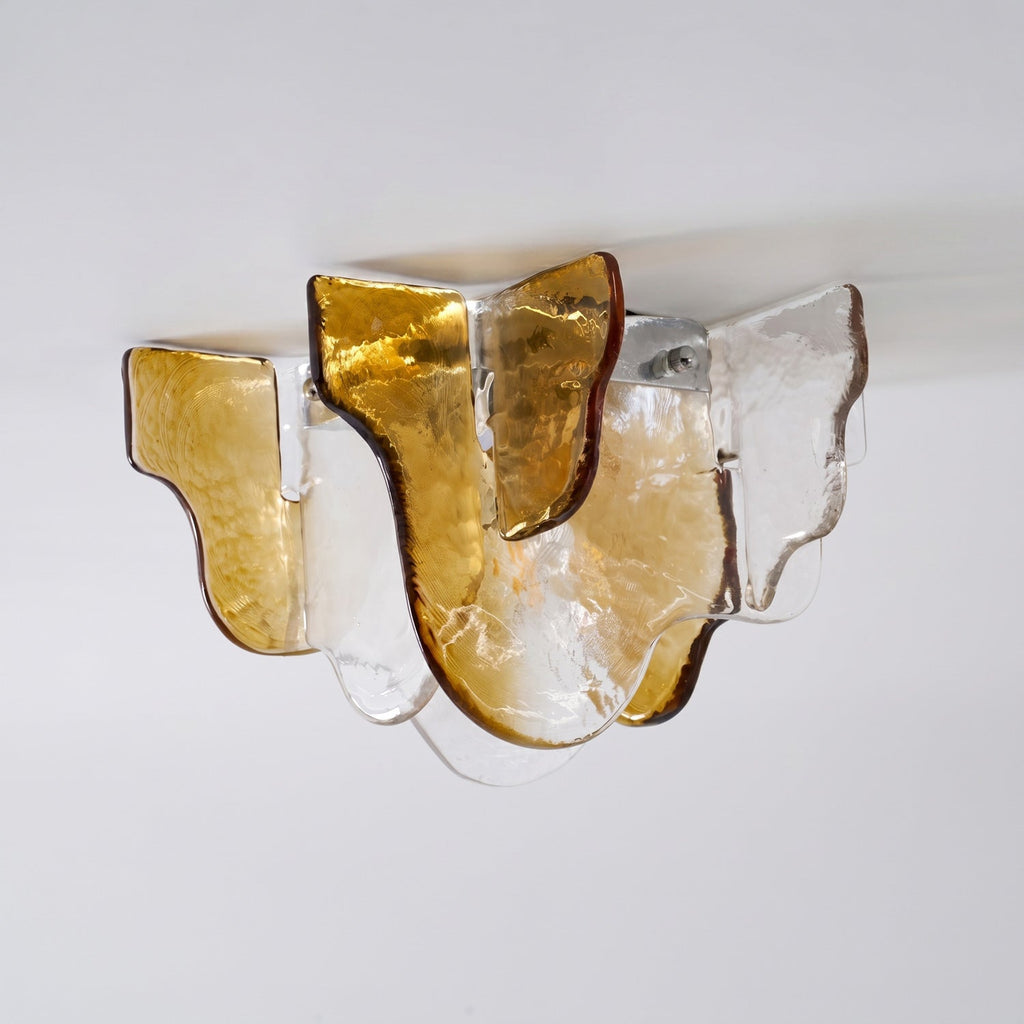 Carlo Nason Murano-Style Blown Glass Ceiling Light