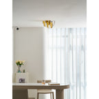 Carlo Nason Murano-Style Blown Glass Ceiling Light