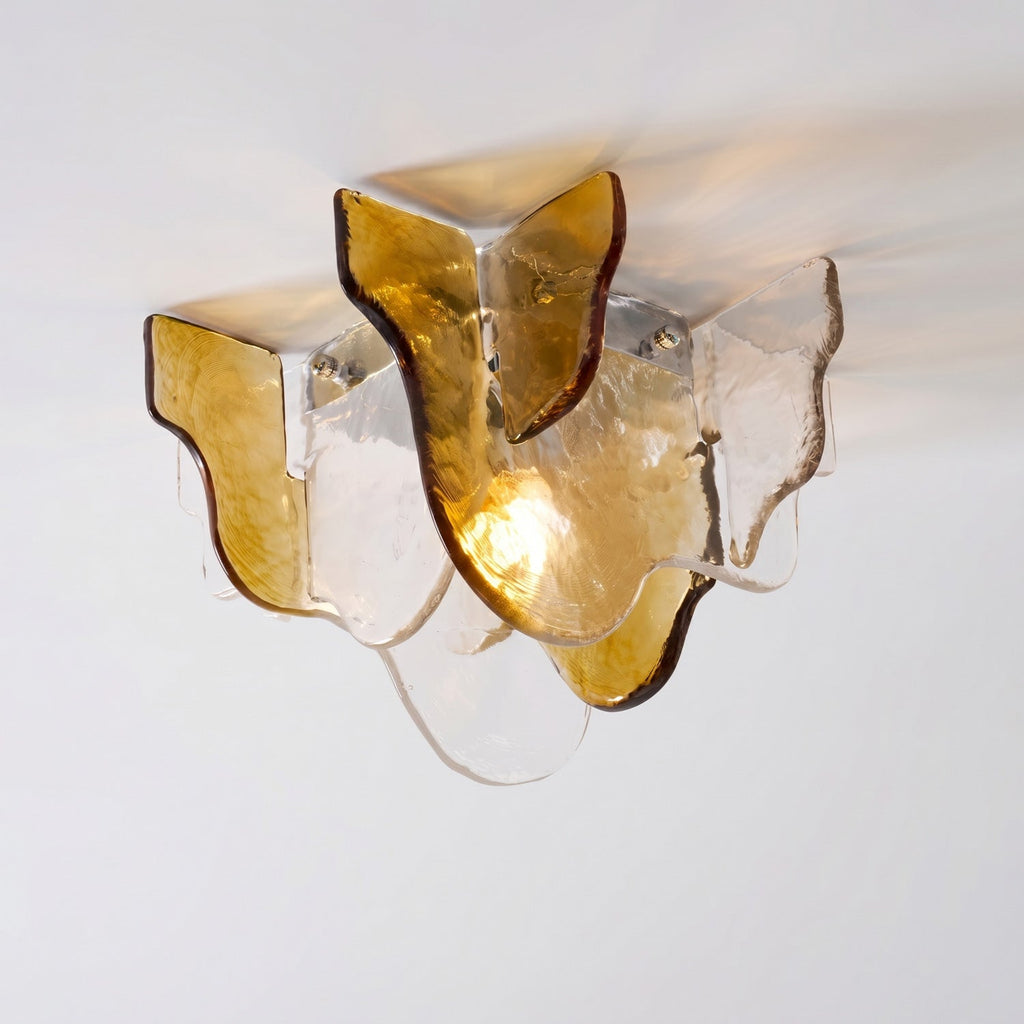 Carlo Nason Murano-Style Blown Glass Ceiling Light