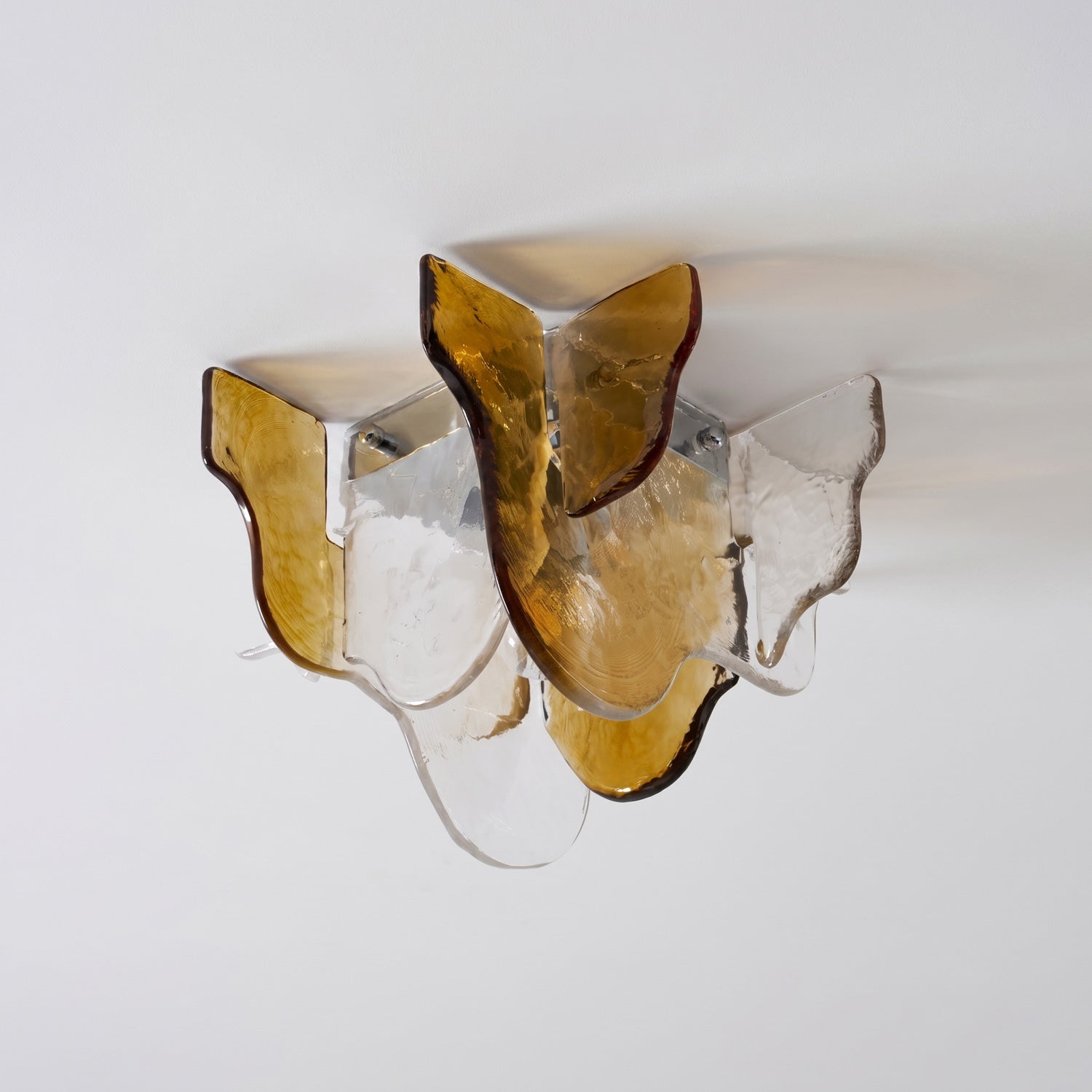 Carlo Nason Murano-Style Blown Glass Ceiling Light