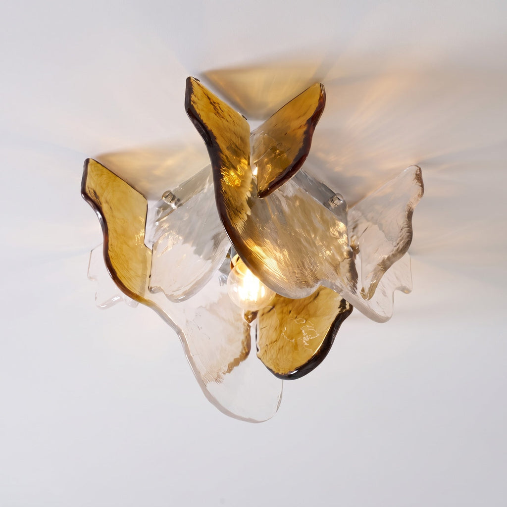 Carlo Nason Murano-Style Blown Glass Ceiling Light