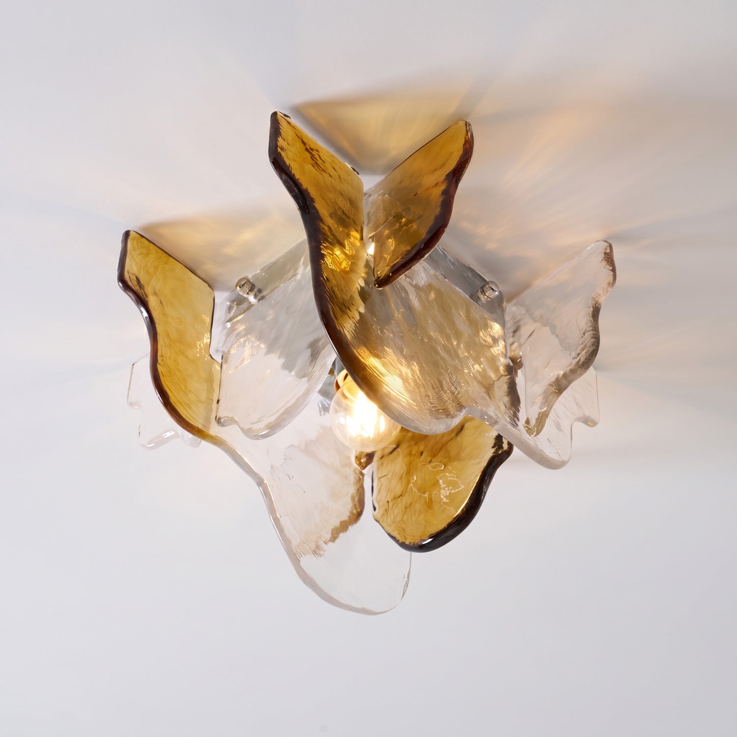 Carlo Nason Murano-Style Blown Glass Ceiling Light