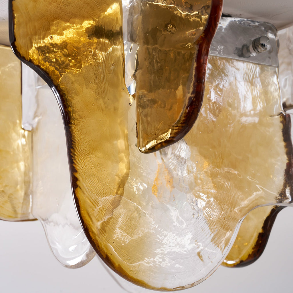 Carlo Nason Murano-Style Blown Glass Ceiling Light