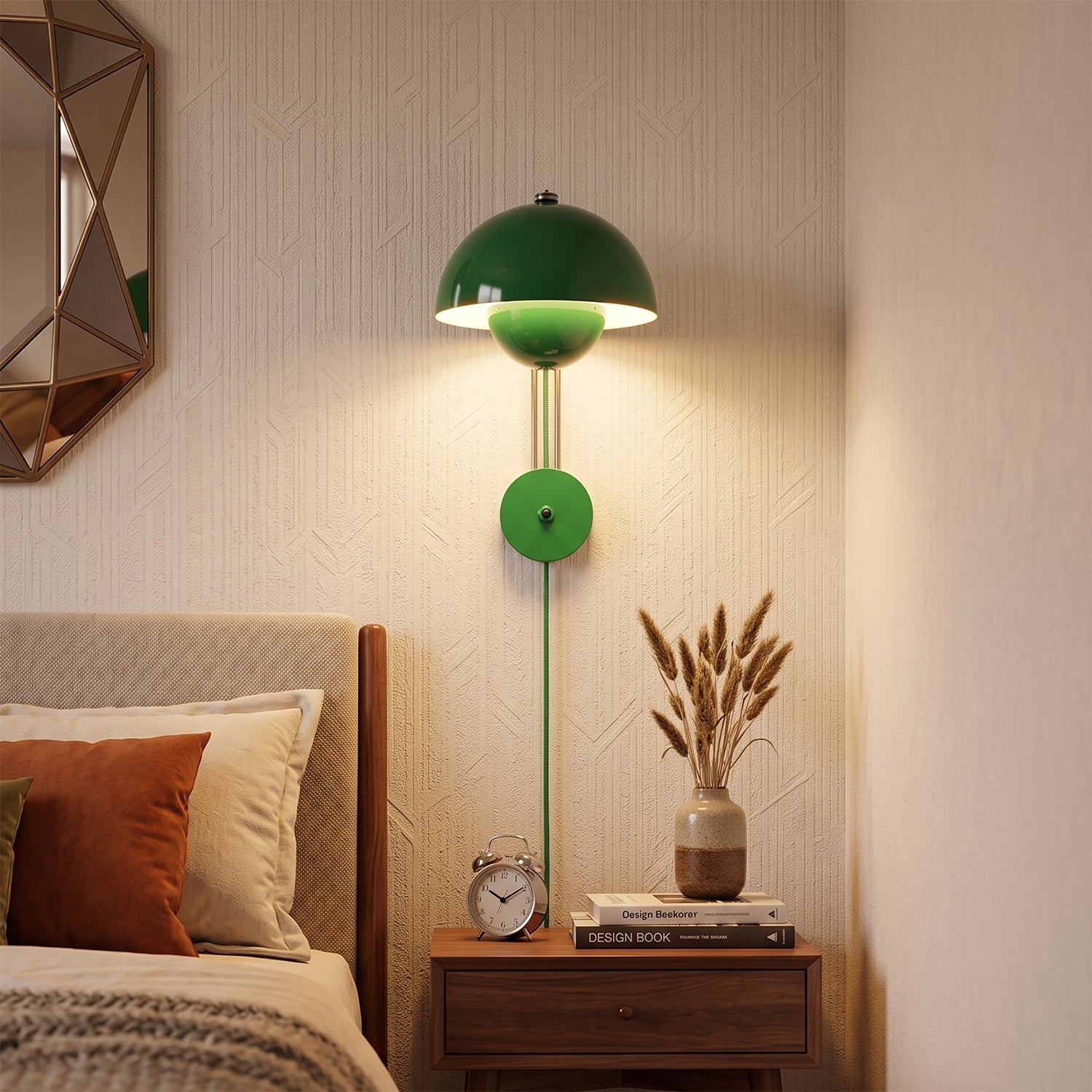 Twin-Dome Plug-In Wall Sconce — 13 Dopamine Colors
