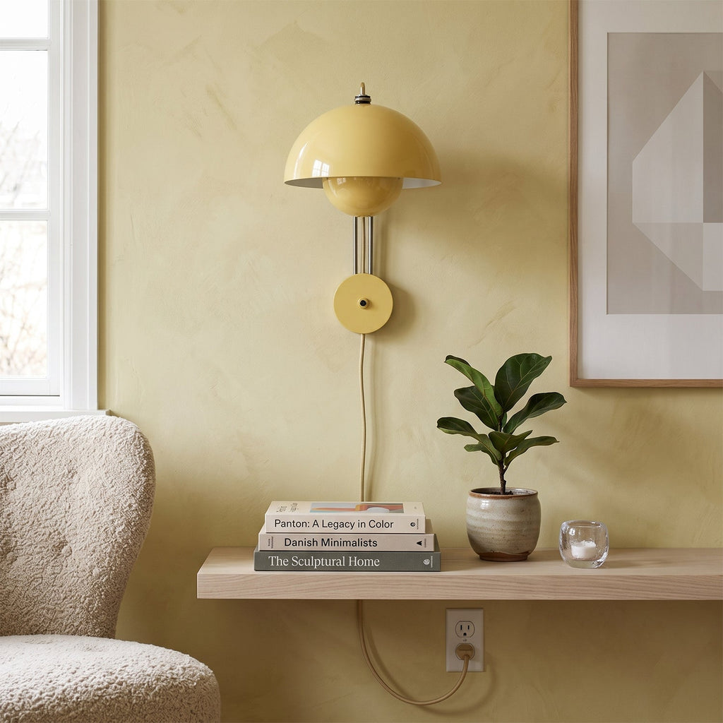 Twin-Dome Plug-In Wall Sconce — 13 Dopamine Colors
