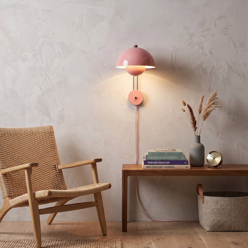 Twin-Dome Plug-In Wall Sconce — 13 Dopamine Colors