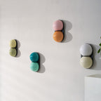Stacked Glass Sphere Twin Wall Sconce