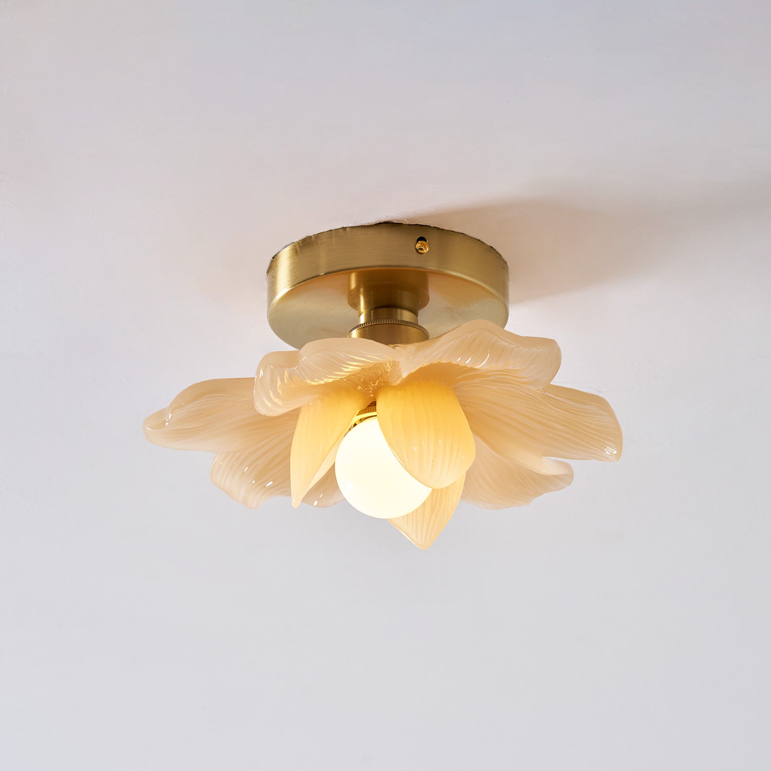 Modern Blossom Petal Flush Ceiling Light