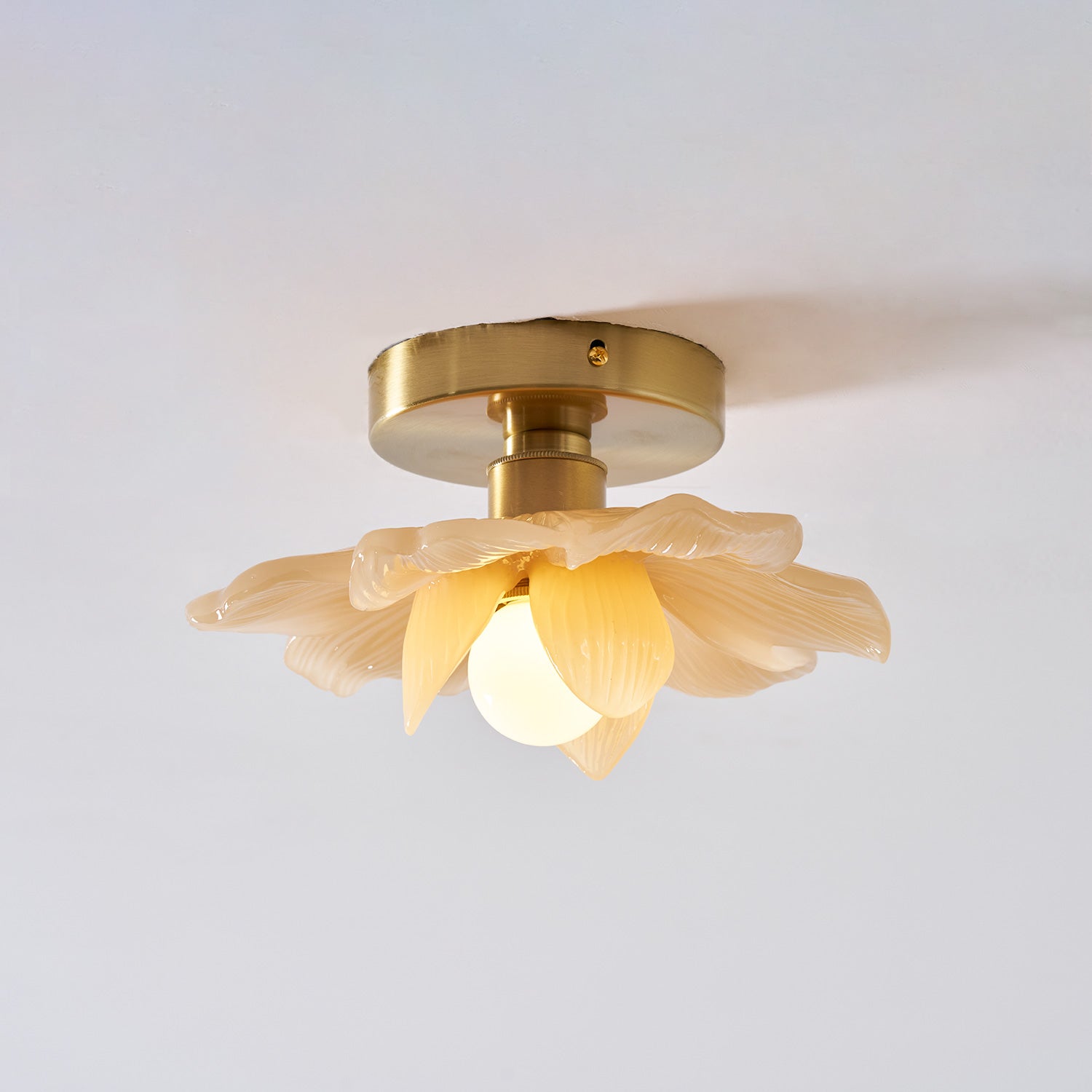 Modern Blossom Petal Flush Ceiling Light
