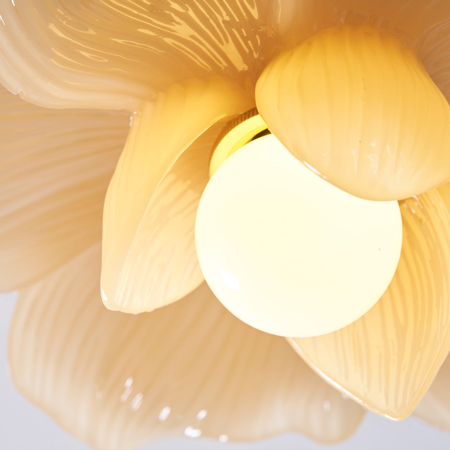Modern Blossom Petal Flush Ceiling Light